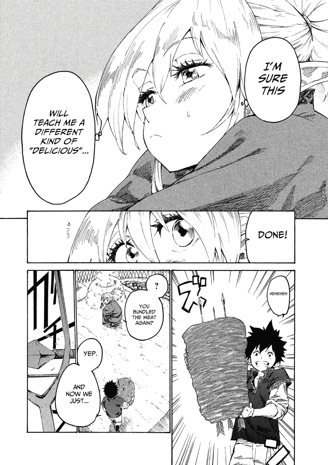 Mazumeshi Elf to Yuboku gurashi Chapter 2 27